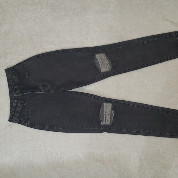 SHEIN Pants - Shein Black Distressed Jeans